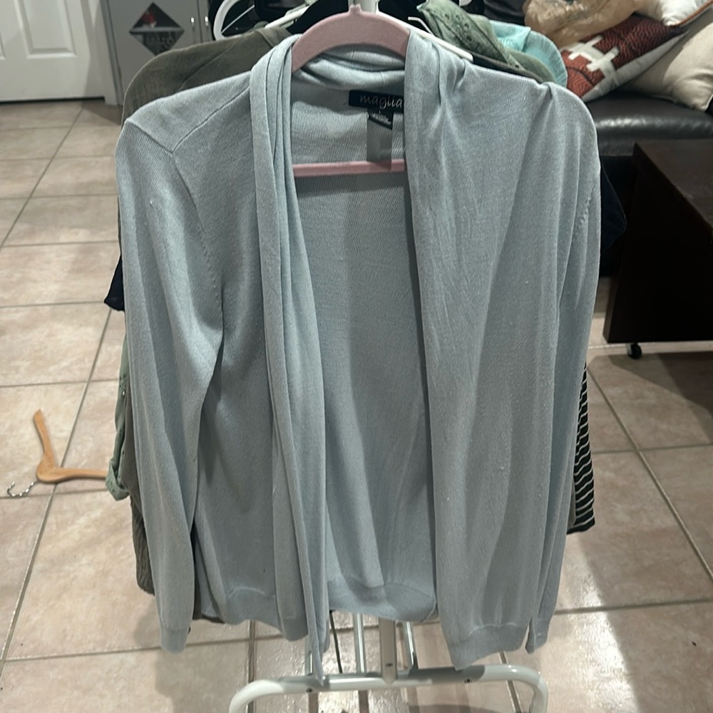 $ MAGLIA LARGE SWEATER BLUE